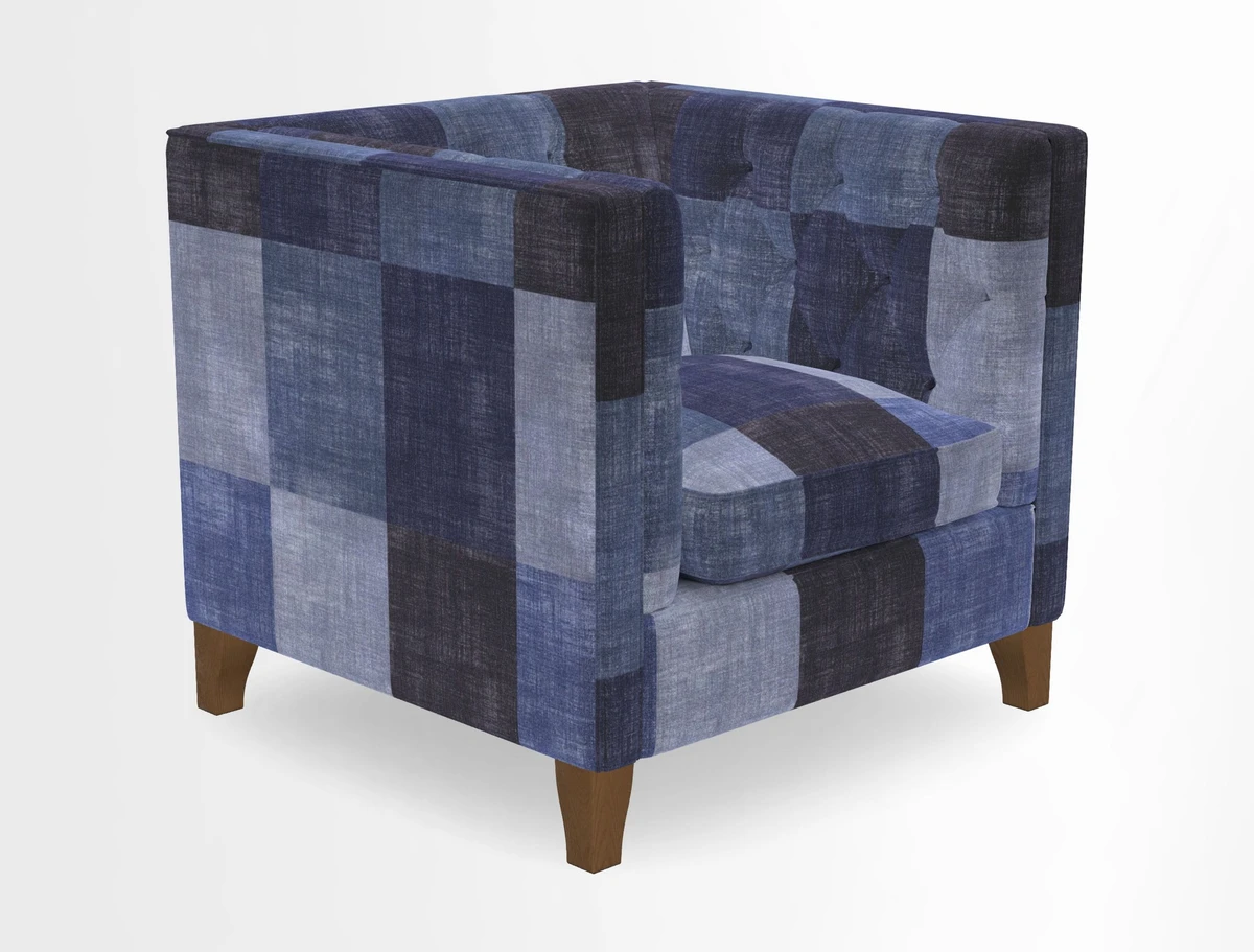 Haresfield Chair in Two Tone Plain Biscuit