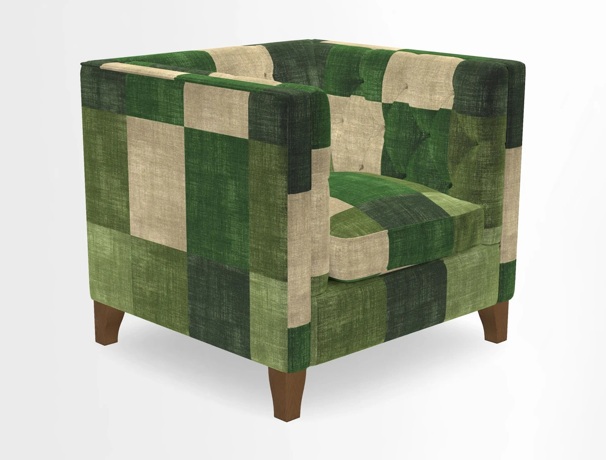 Haresfield Chair in Two Tone Plain Biscuit