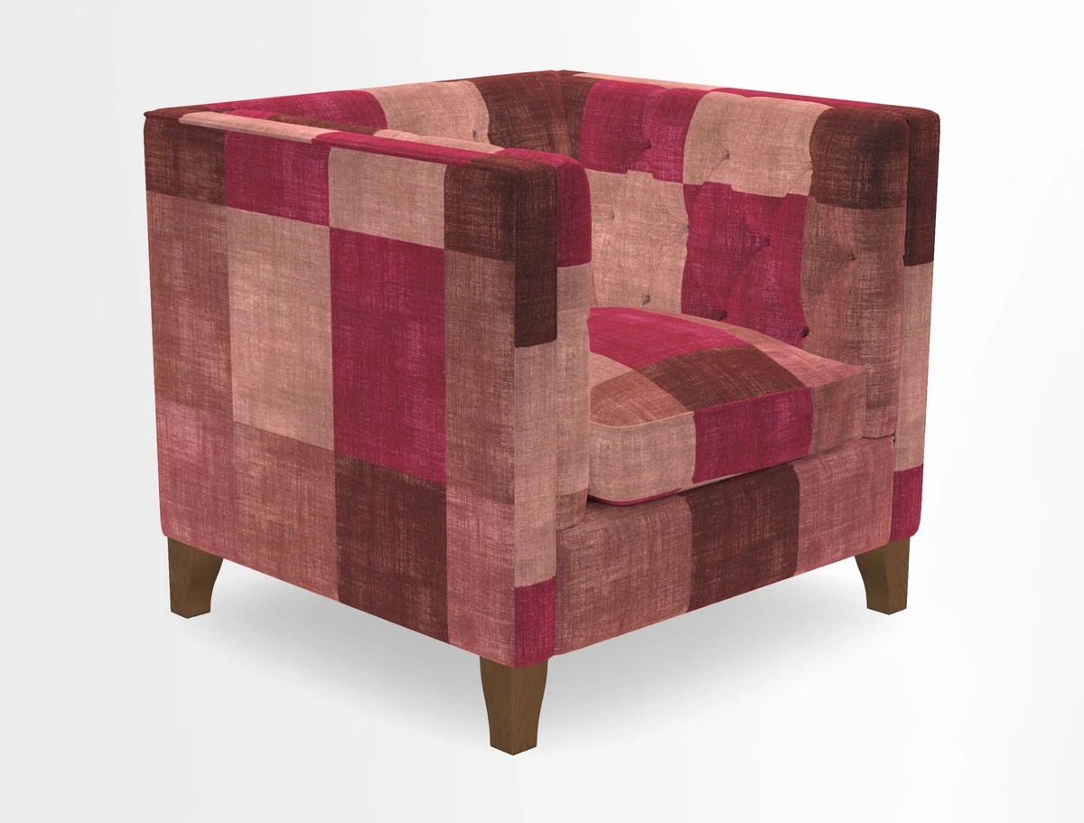Haresfield Chair in Two Tone Plain Biscuit