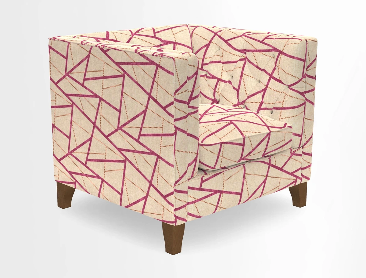 Haresfield Chair in Two Tone Plain Biscuit