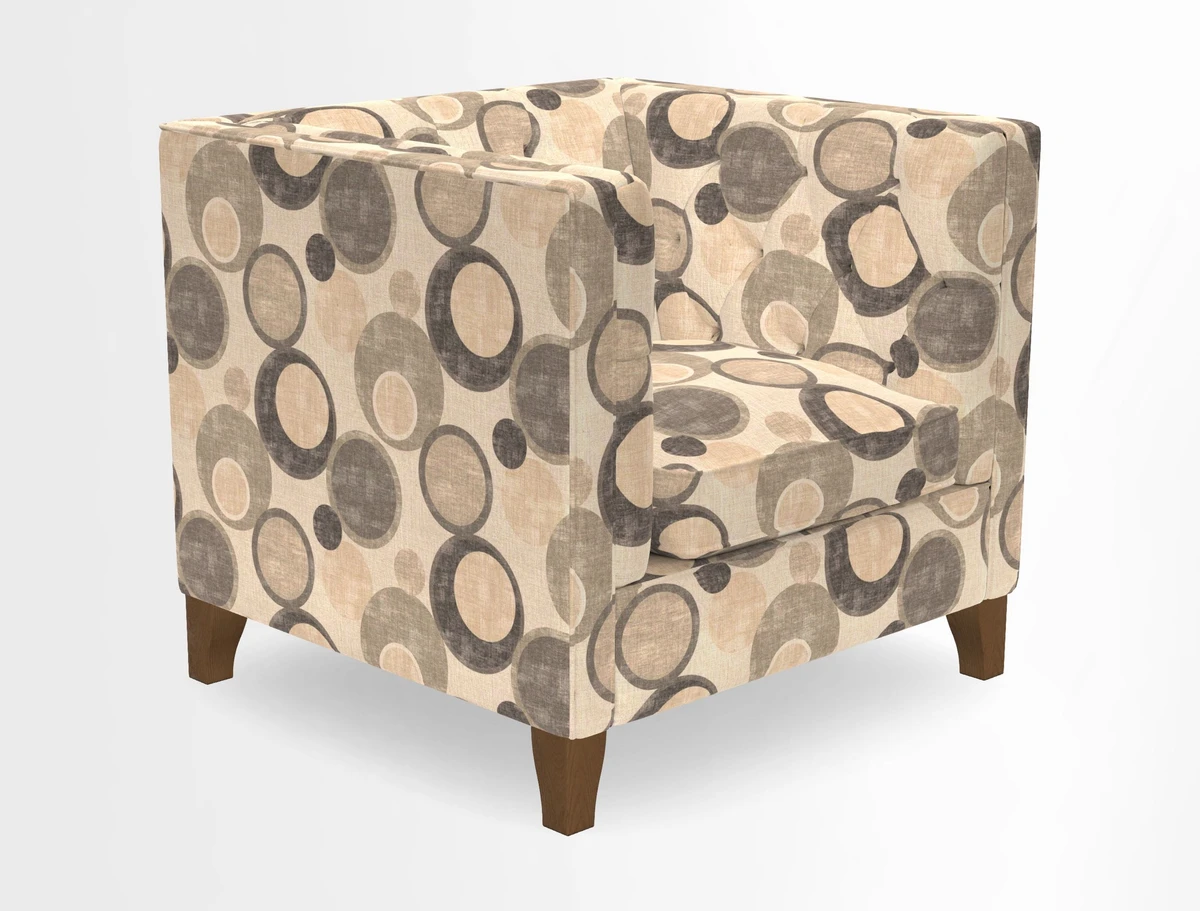 Haresfield Chair in Two Tone Plain Biscuit