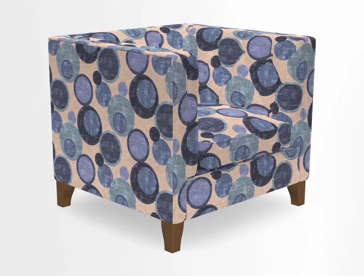 Haresfield Chair in Two Tone Plain Biscuit