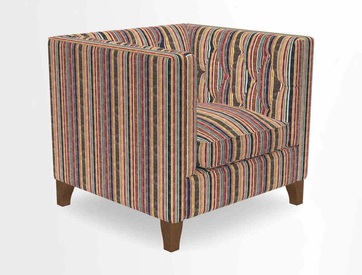 Haresfield Chair in Two Tone Plain Biscuit