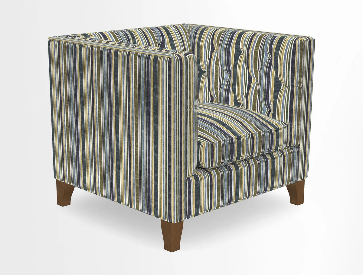 Haresfield Chair in Two Tone Plain Biscuit