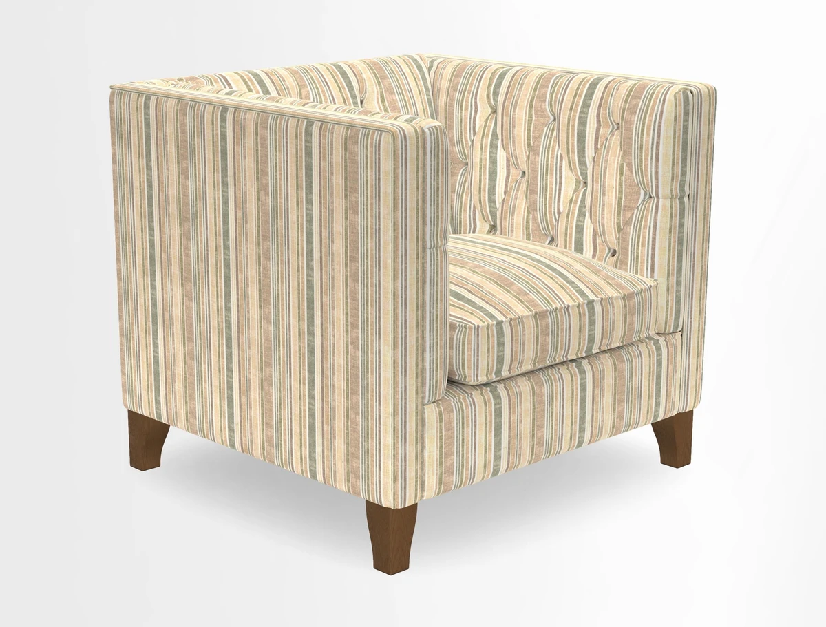 Haresfield Chair in Two Tone Plain Biscuit