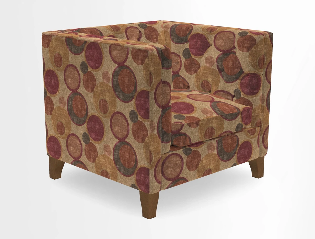Haresfield Chair in Two Tone Plain Biscuit