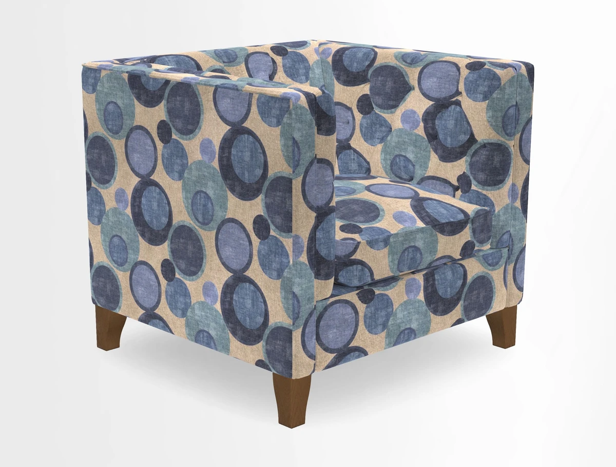 Haresfield Chair in Two Tone Plain Biscuit