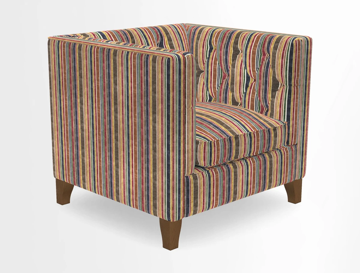 Haresfield Chair in Two Tone Plain Biscuit