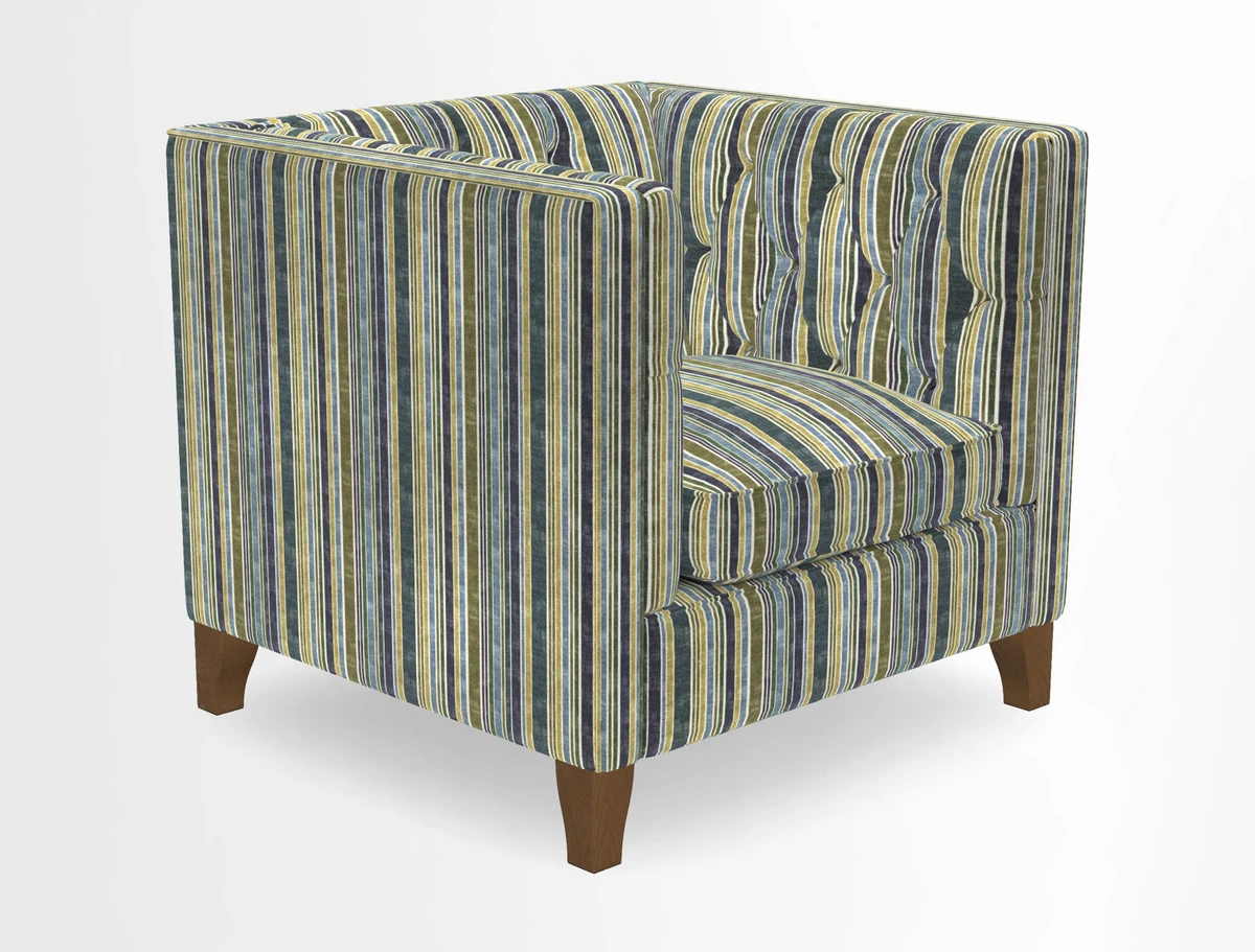 Haresfield Chair in Two Tone Plain Biscuit