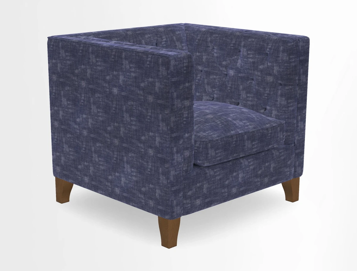 Haresfield Chair in Two Tone Plain Biscuit