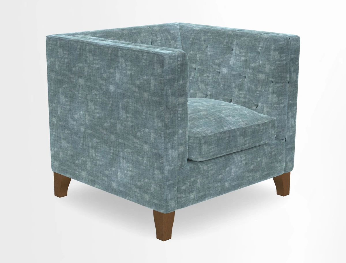 Haresfield Chair in Two Tone Plain Biscuit