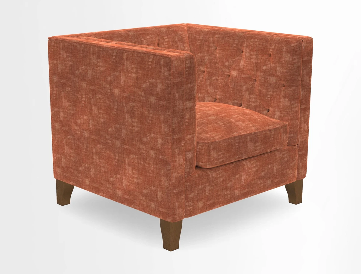 Haresfield Chair in Two Tone Plain Biscuit