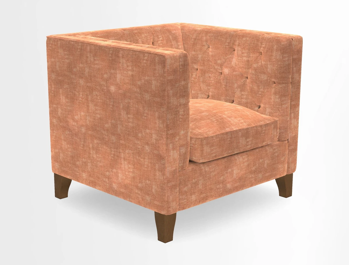 Haresfield Chair in Two Tone Plain Biscuit