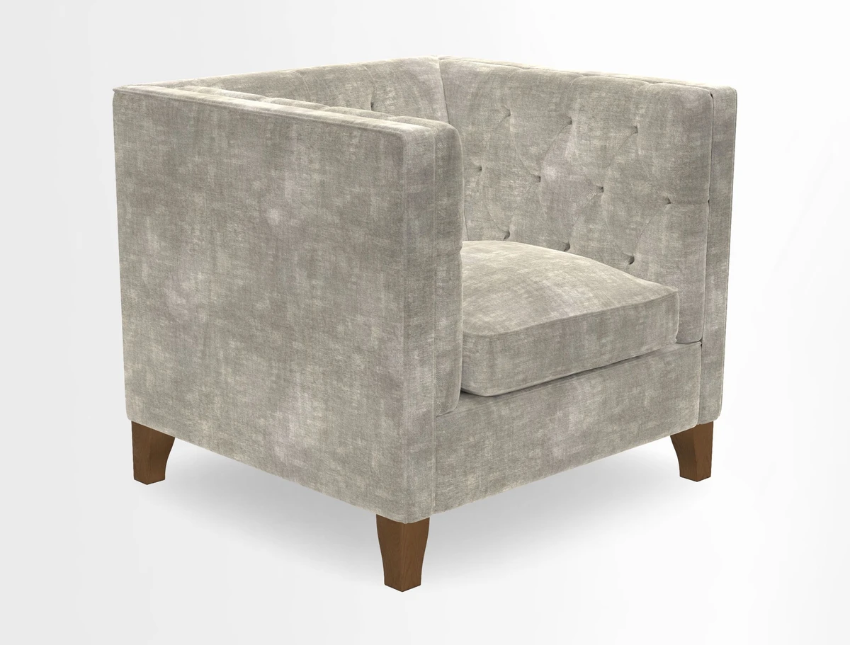 Haresfield Chair in Two Tone Plain Biscuit