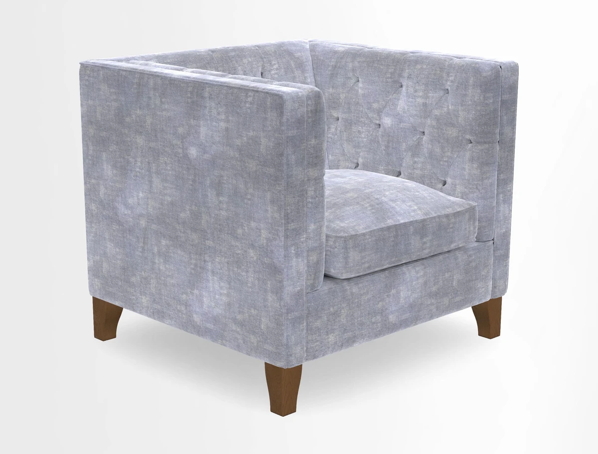 Haresfield Chair in Two Tone Plain Biscuit