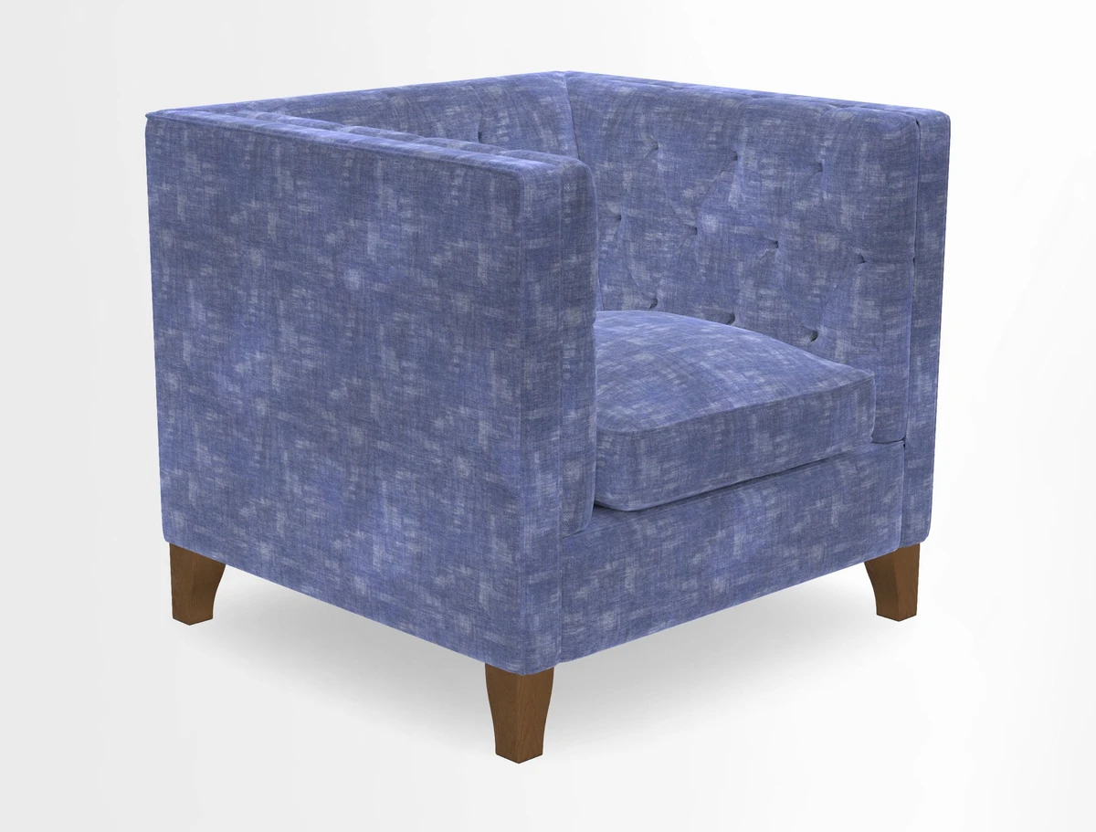 Haresfield Chair in Two Tone Plain Biscuit