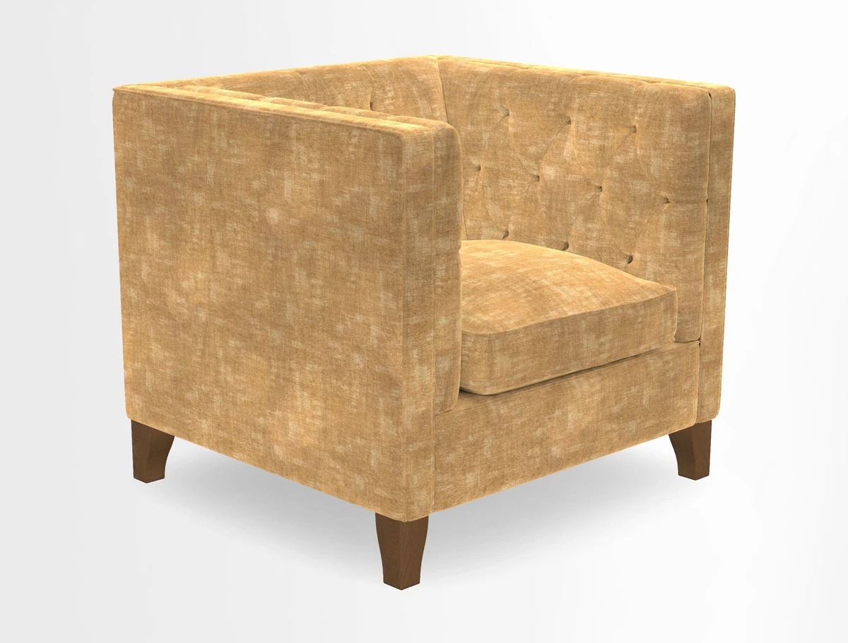 Haresfield Chair in Two Tone Plain Biscuit