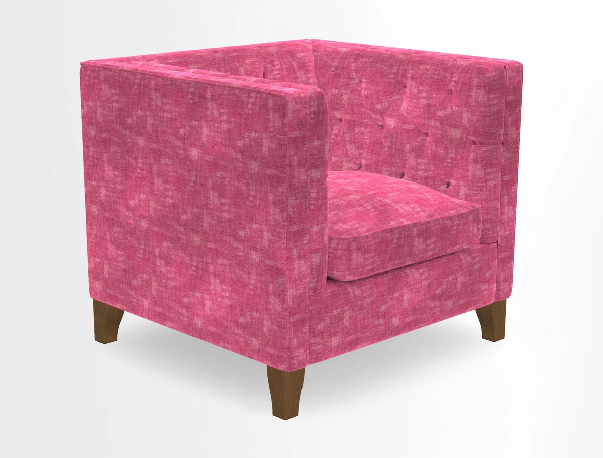 Haresfield Chair in Two Tone Plain Biscuit