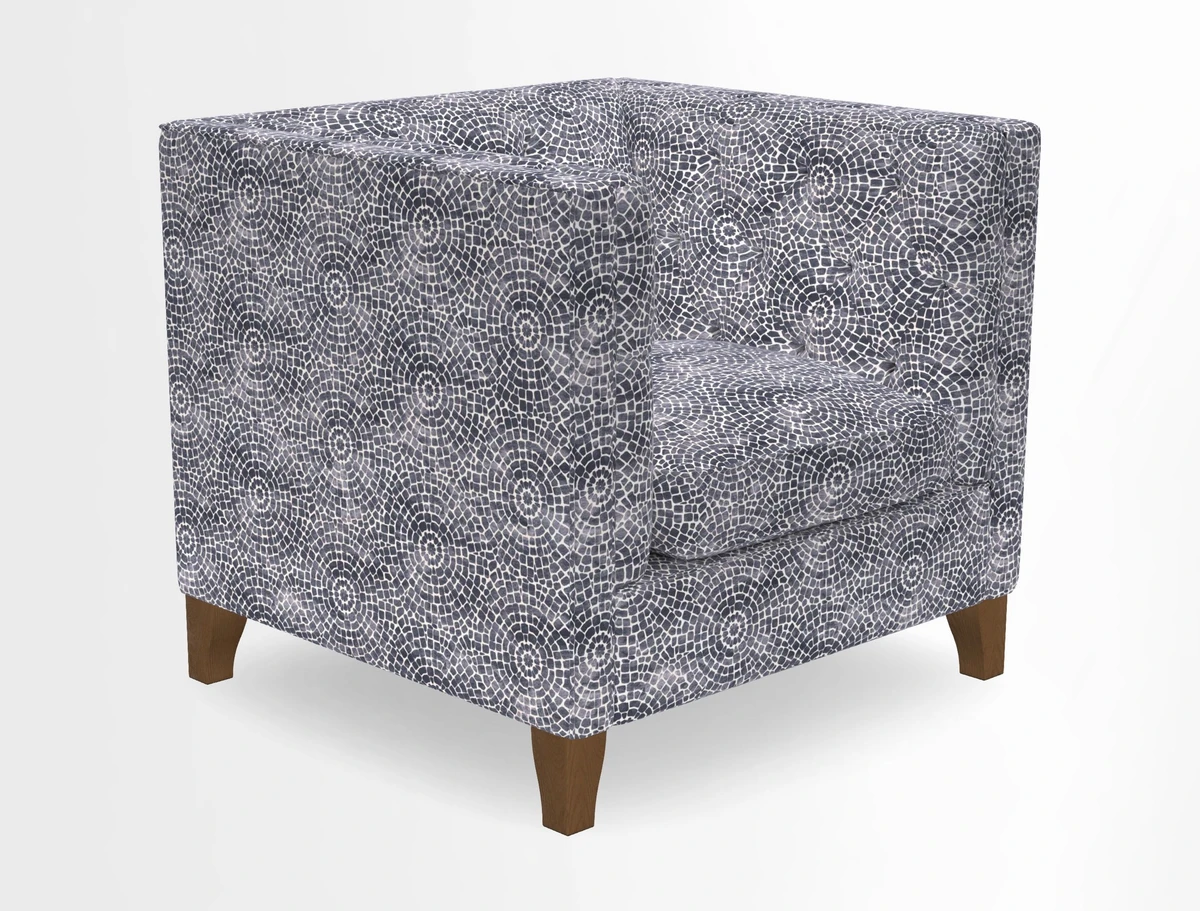 Haresfield Chair in Two Tone Plain Biscuit