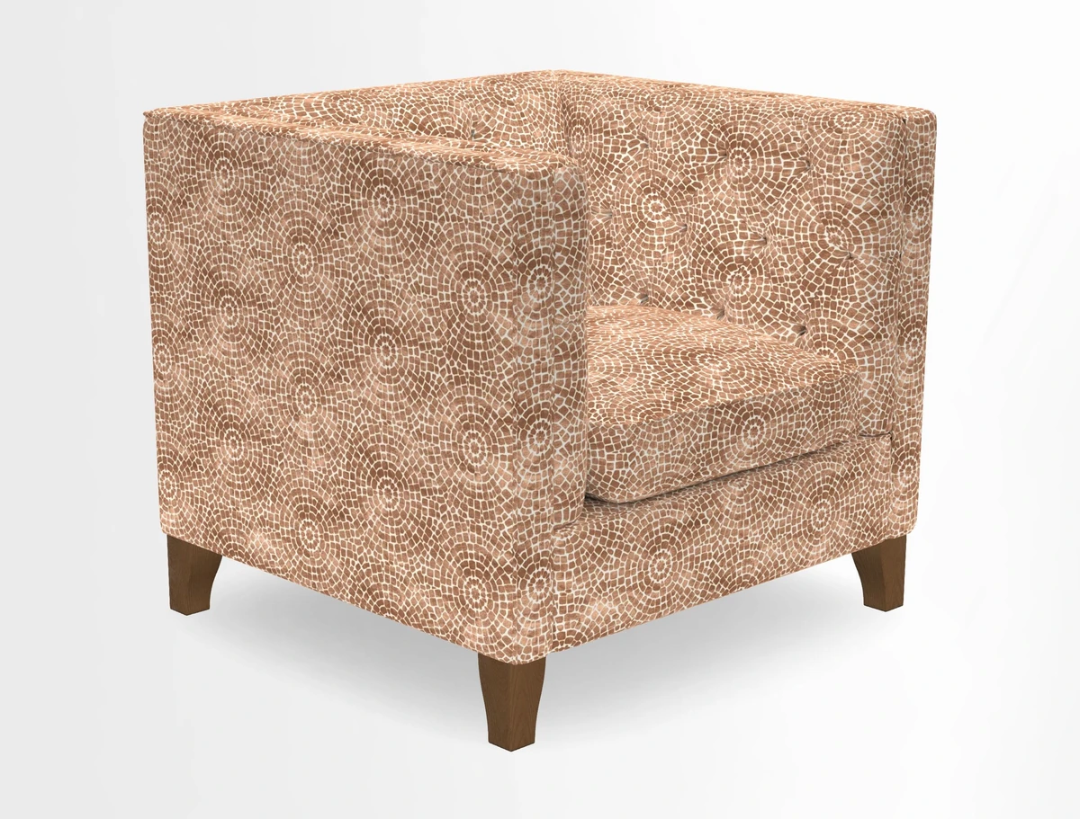Haresfield Chair in Two Tone Plain Biscuit