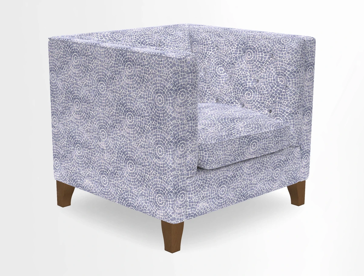 Haresfield Chair in Two Tone Plain Biscuit