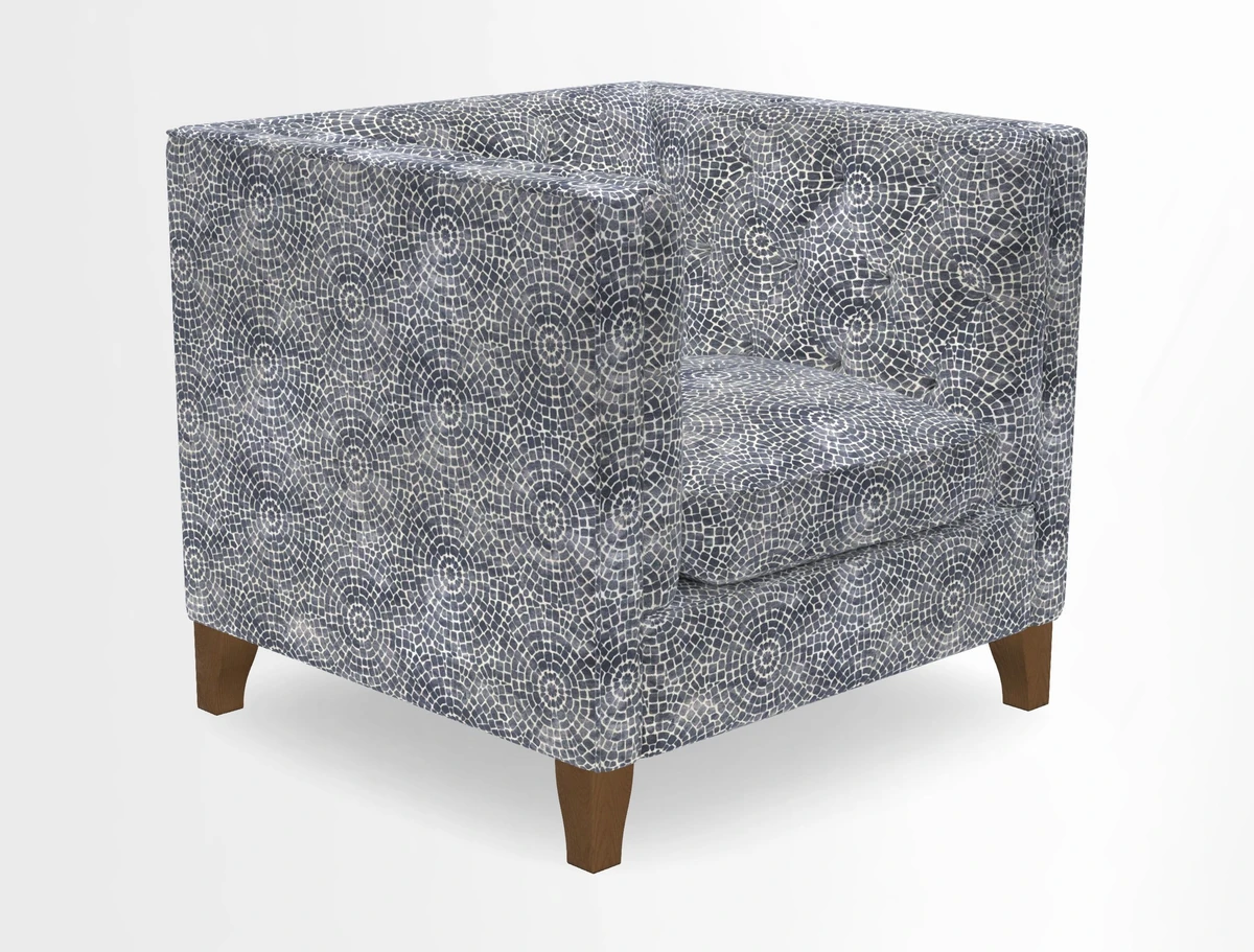 Haresfield Chair in Two Tone Plain Biscuit