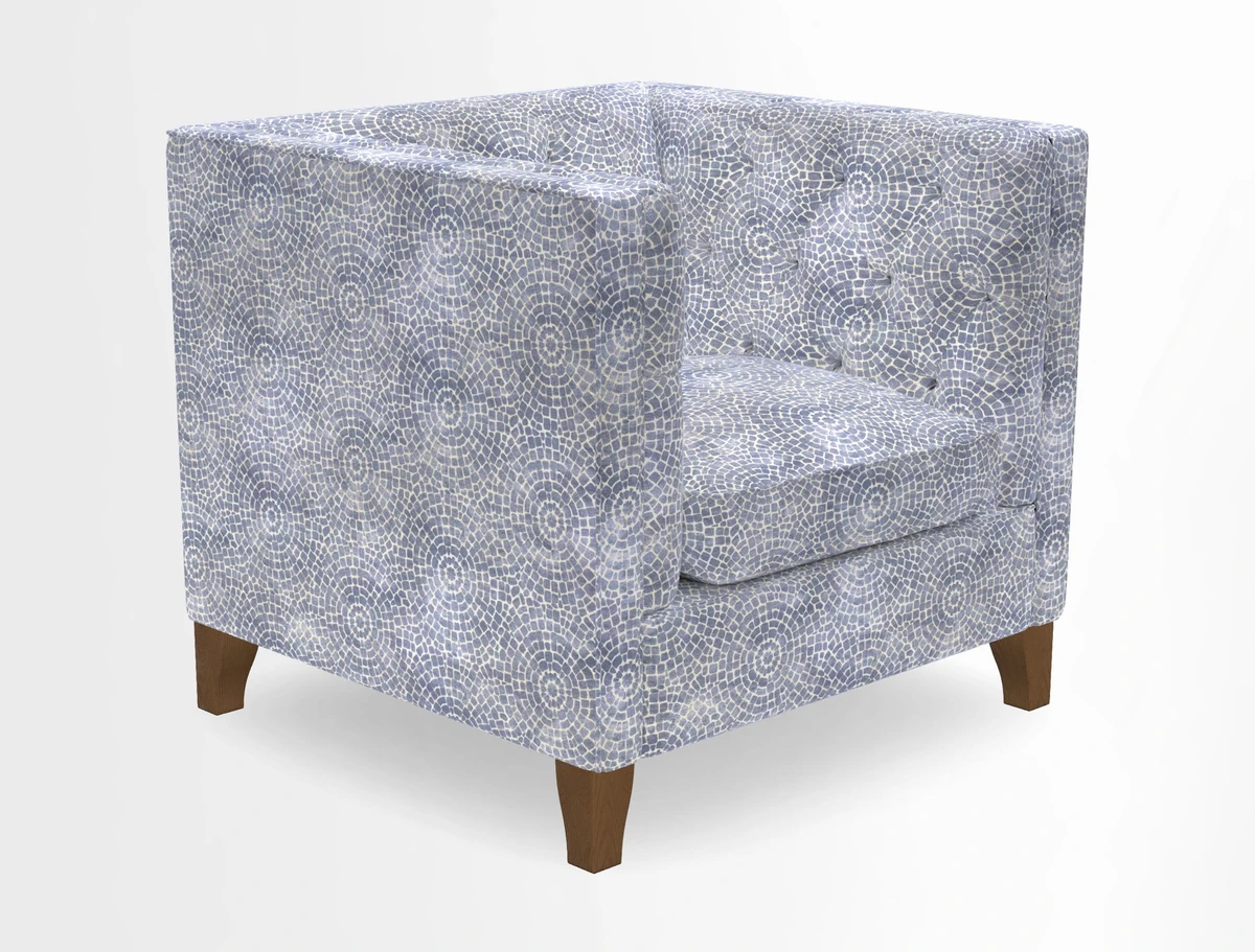 Haresfield Chair in Two Tone Plain Biscuit