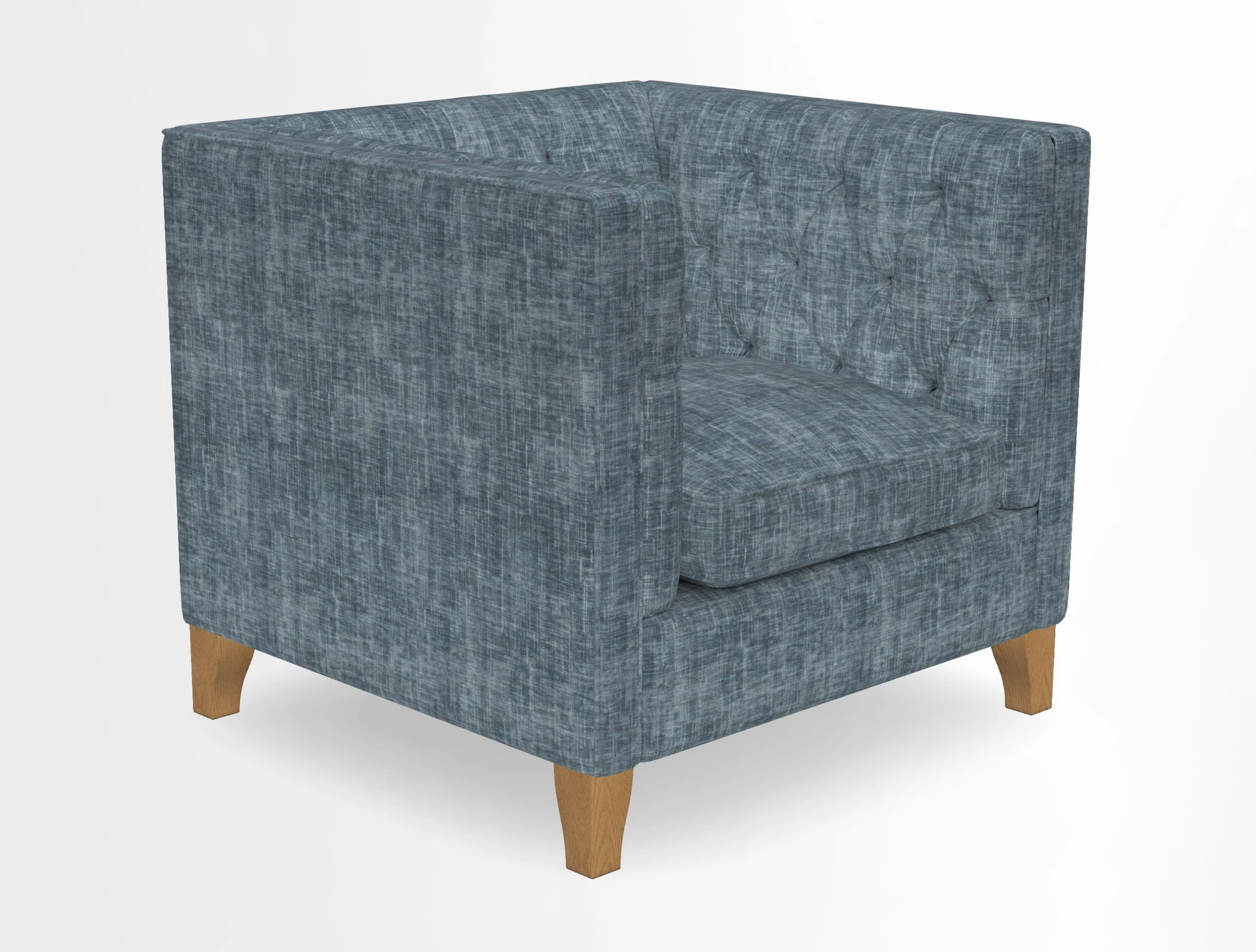 Haresfield Chair in Two Tone Plain Biscuit