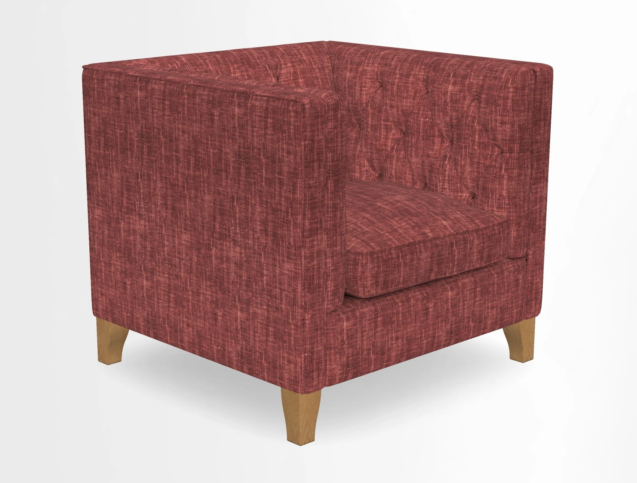 Haresfield Chair in Two Tone Plain Biscuit
