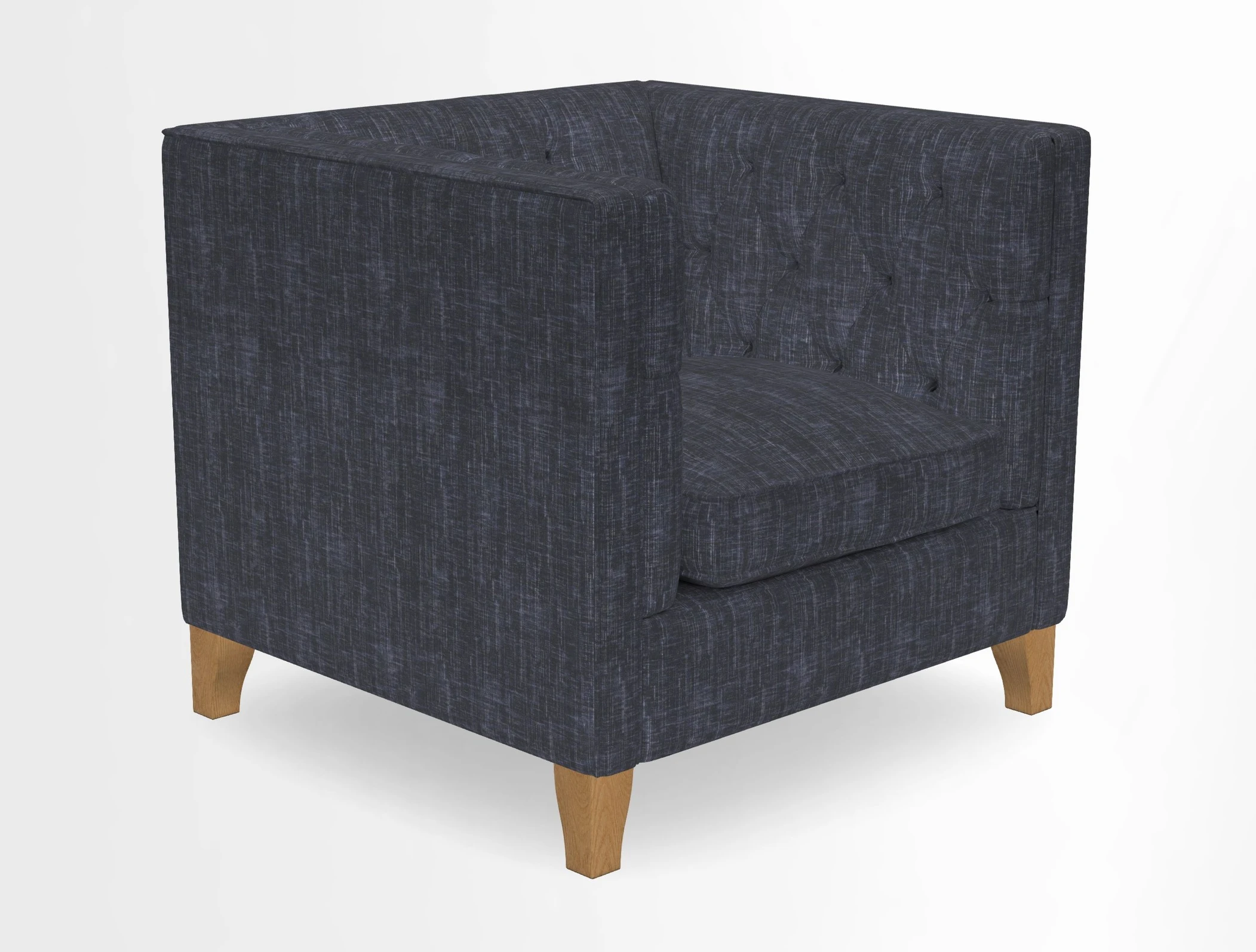 Haresfield Chair in Two Tone Plain Biscuit