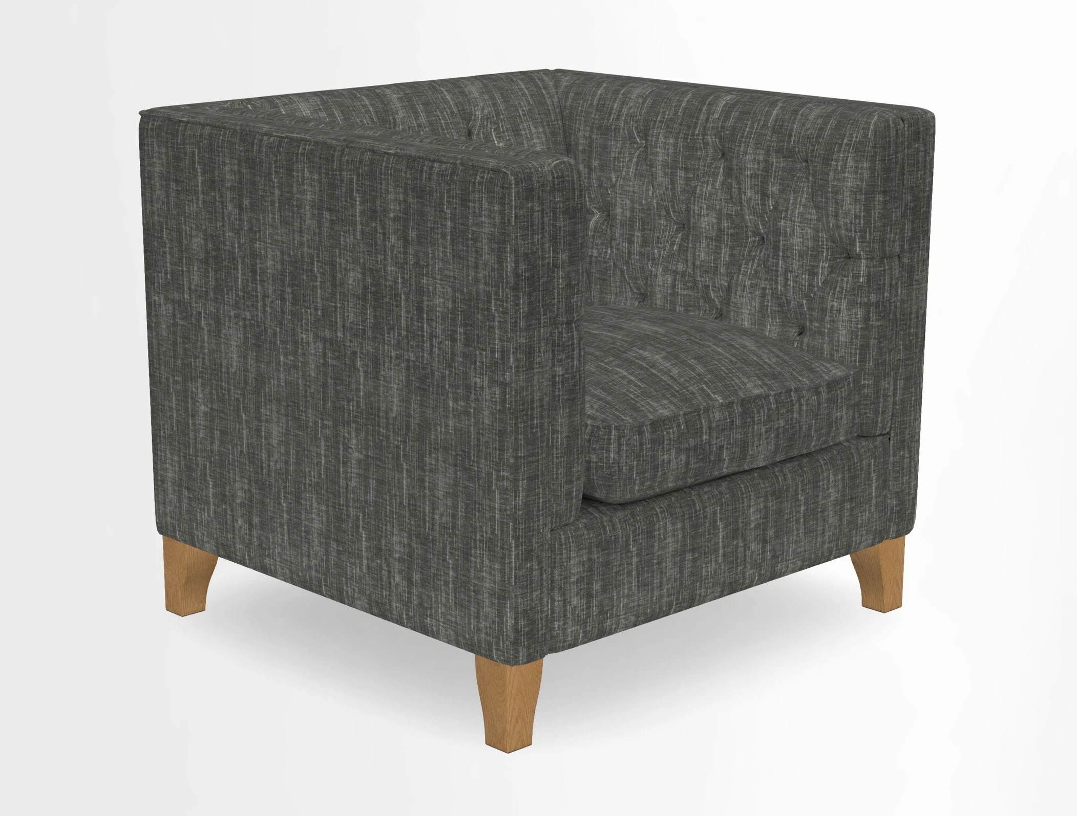 Haresfield Chair in Two Tone Plain Biscuit