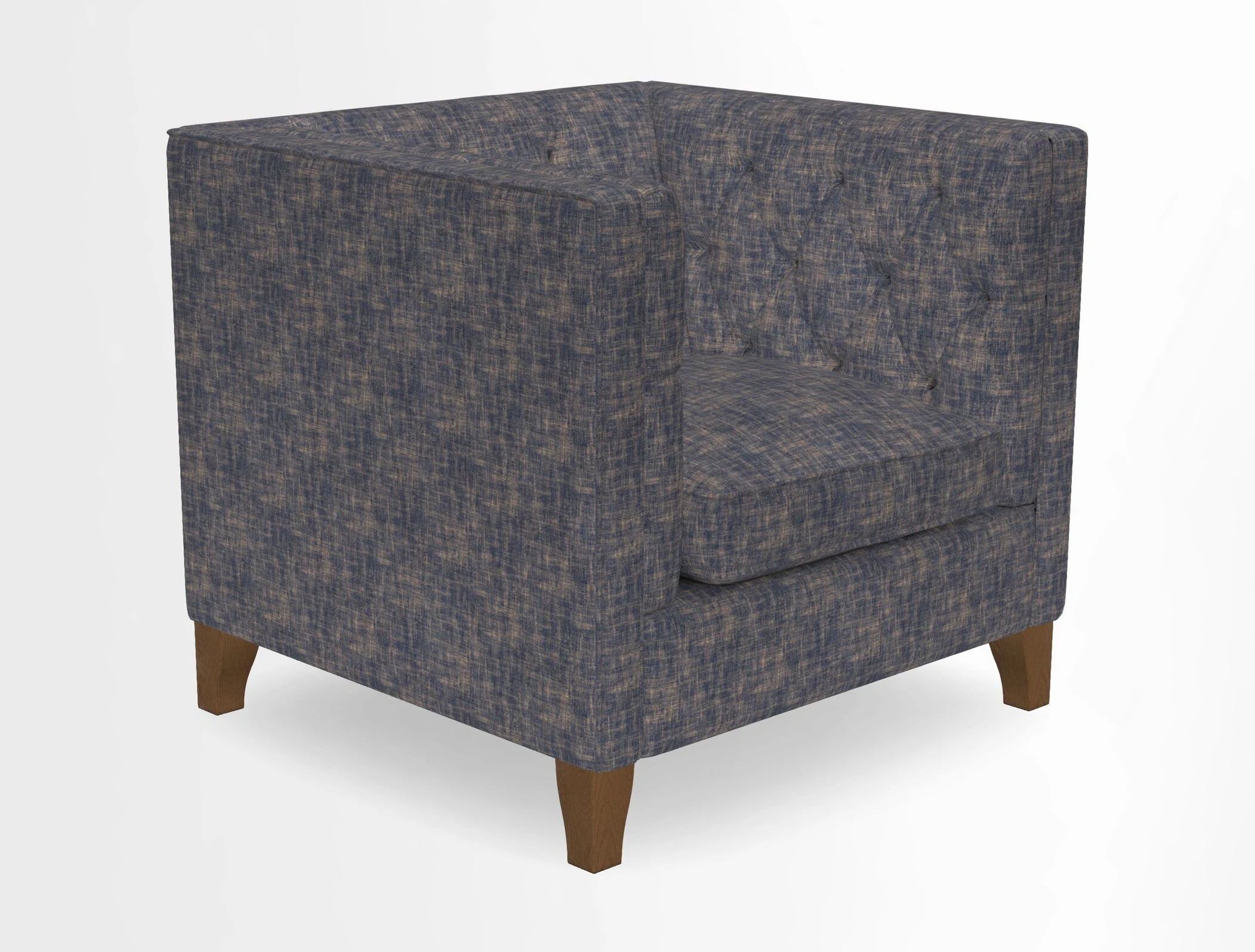 Haresfield Chair in Two Tone Plain Biscuit