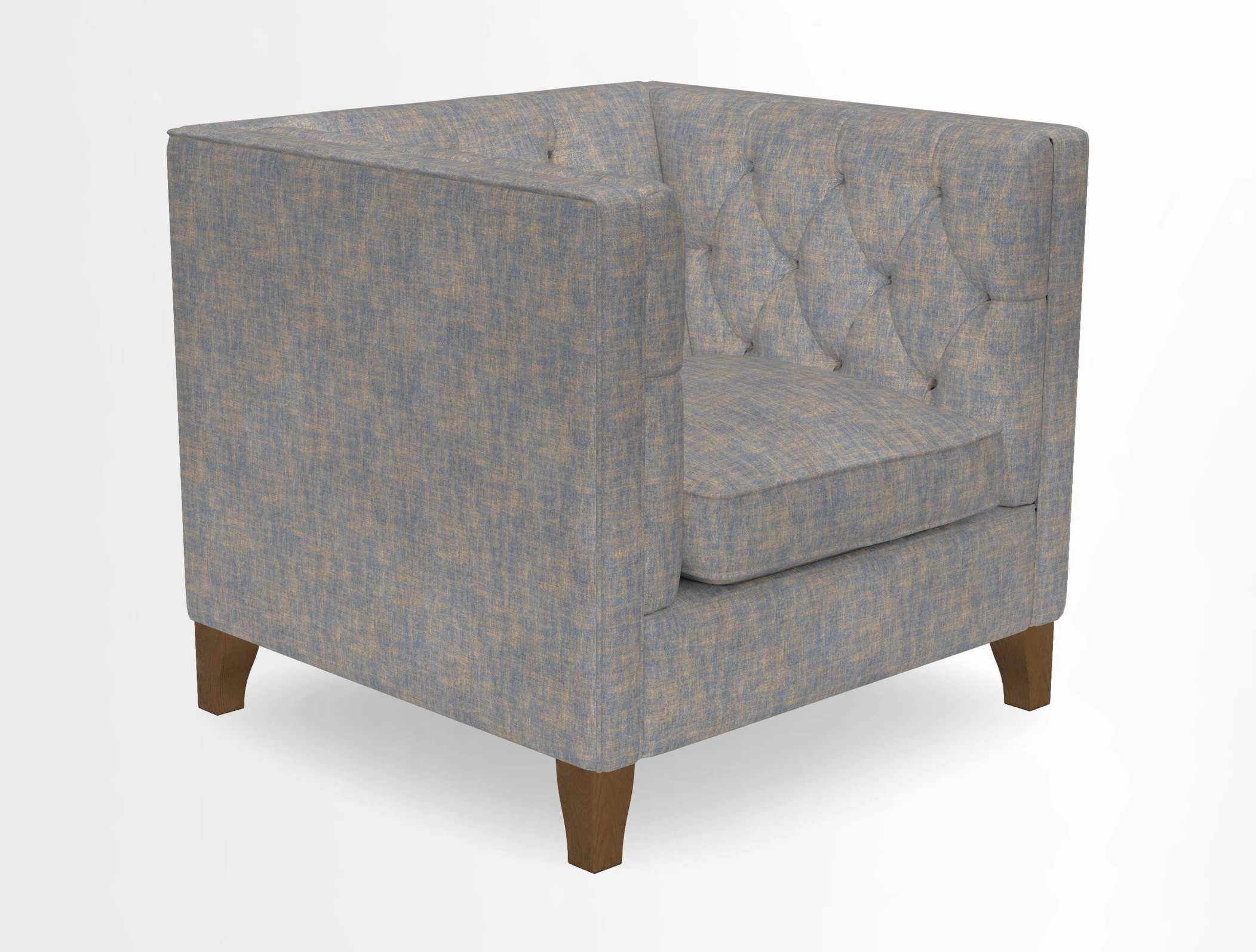 Haresfield Chair in Two Tone Plain Biscuit