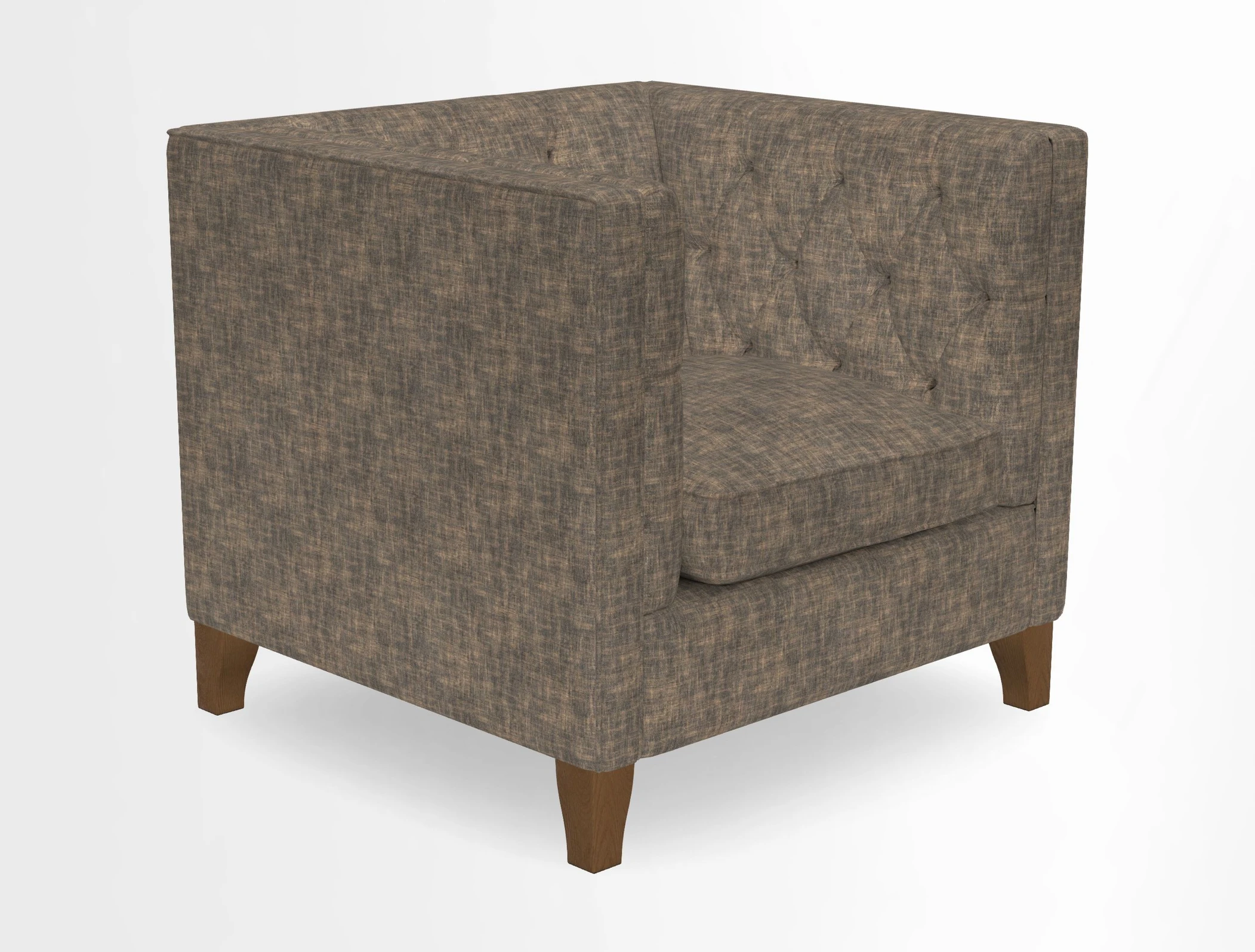 Haresfield Chair in Two Tone Plain Biscuit
