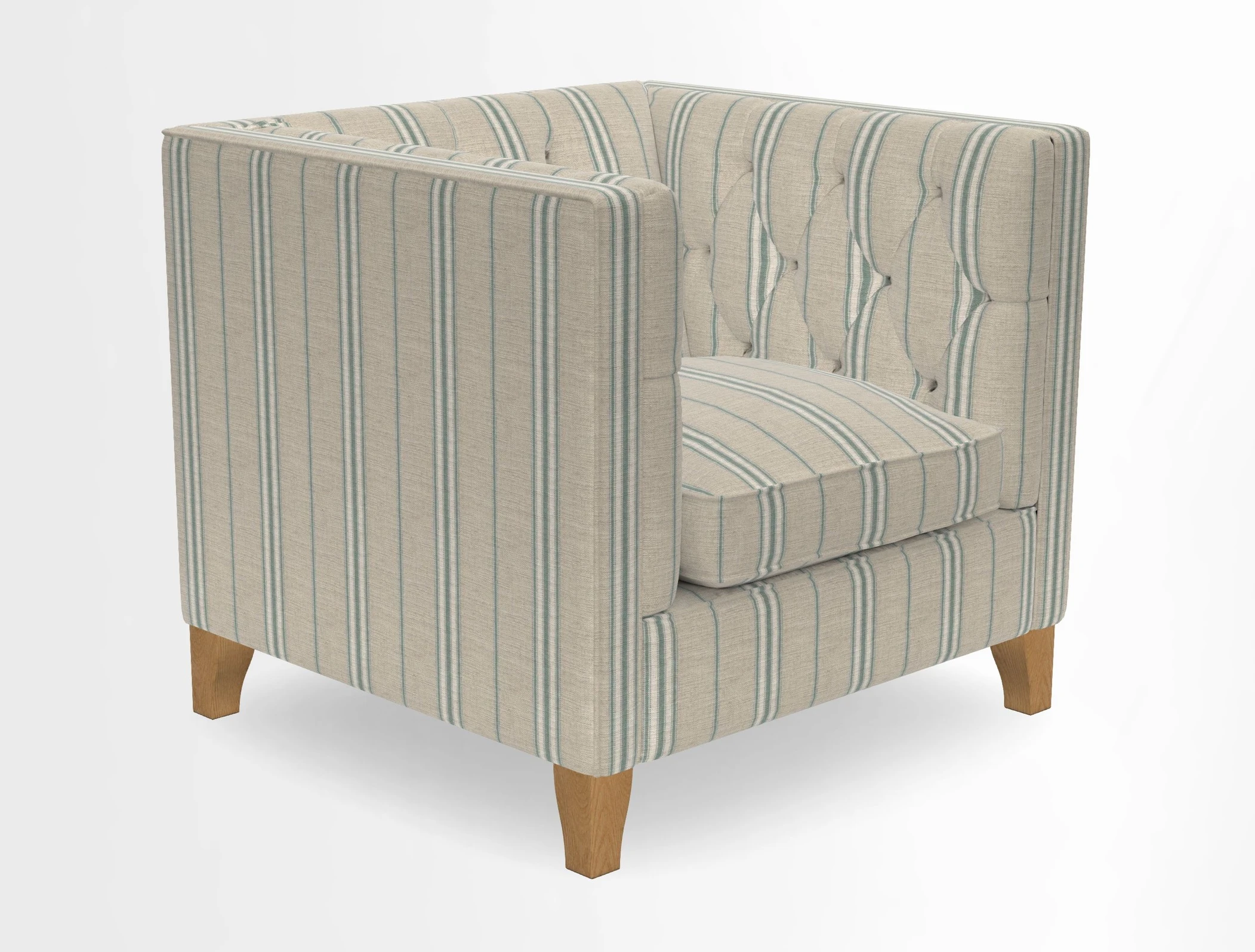 Haresfield Chair in Two Tone Plain Biscuit