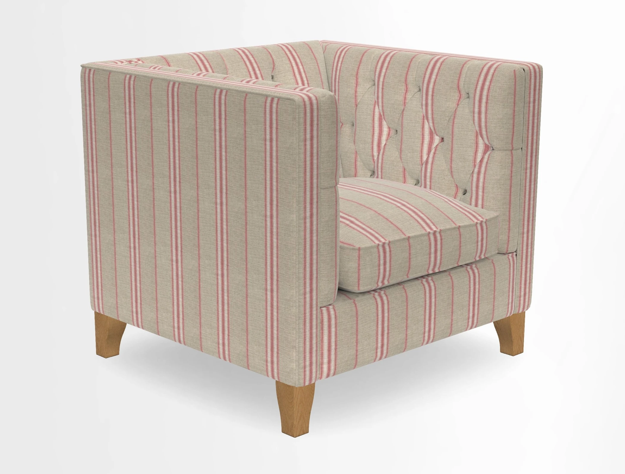 Haresfield Chair in Two Tone Plain Biscuit