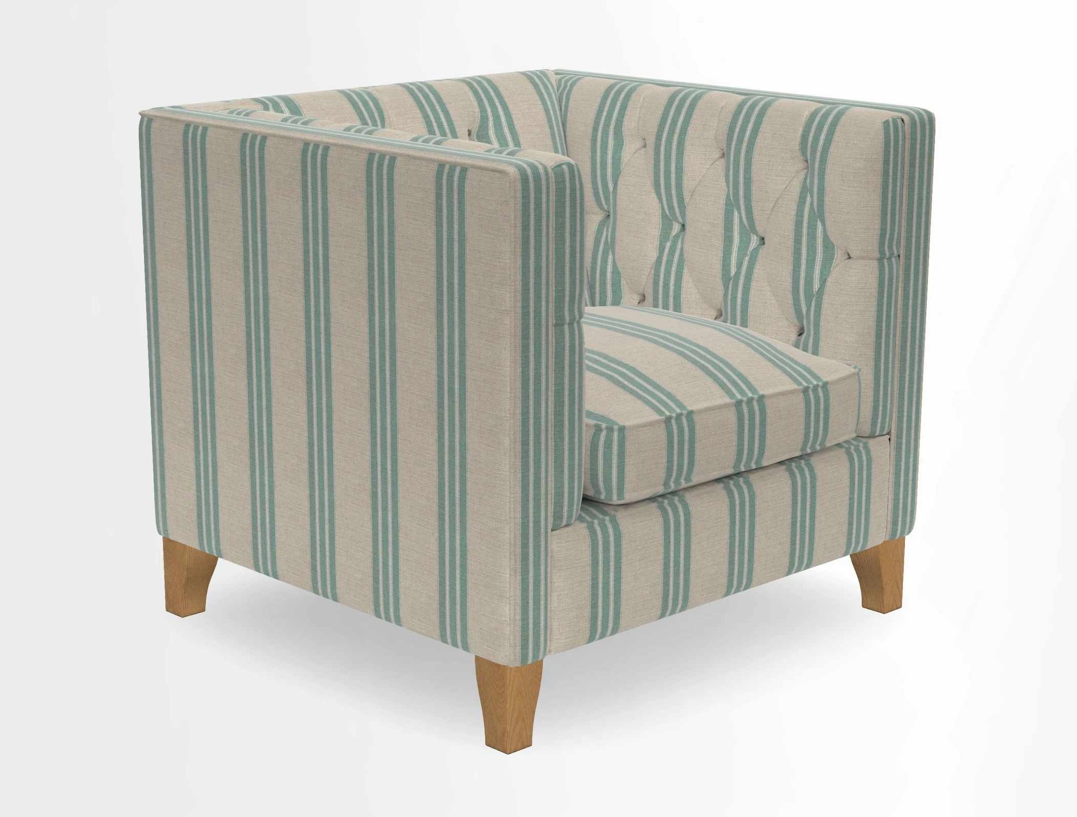 Haresfield Chair in Two Tone Plain Biscuit