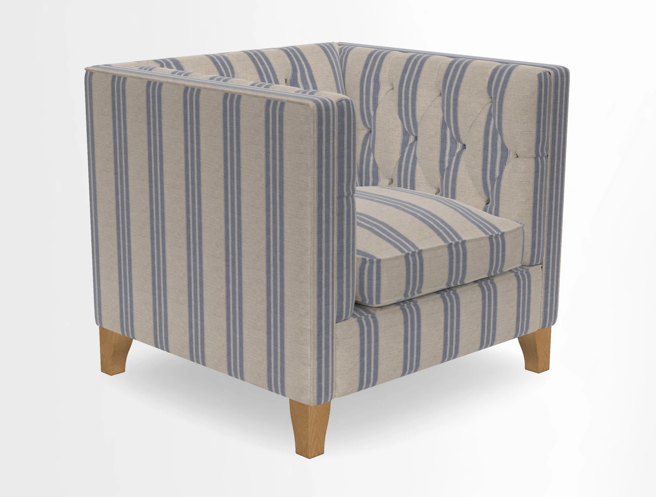 Haresfield Chair in Two Tone Plain Biscuit
