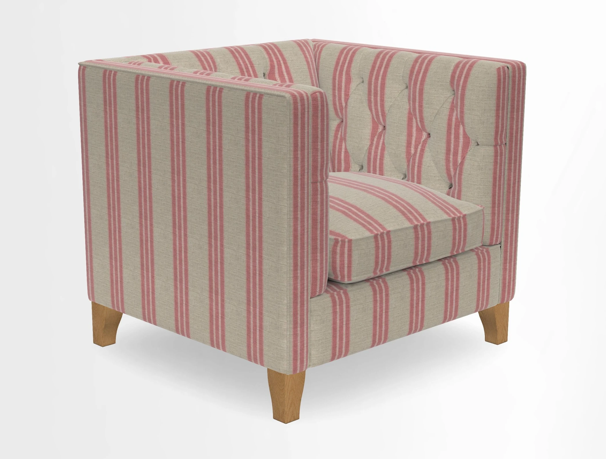 Haresfield Chair in Two Tone Plain Biscuit