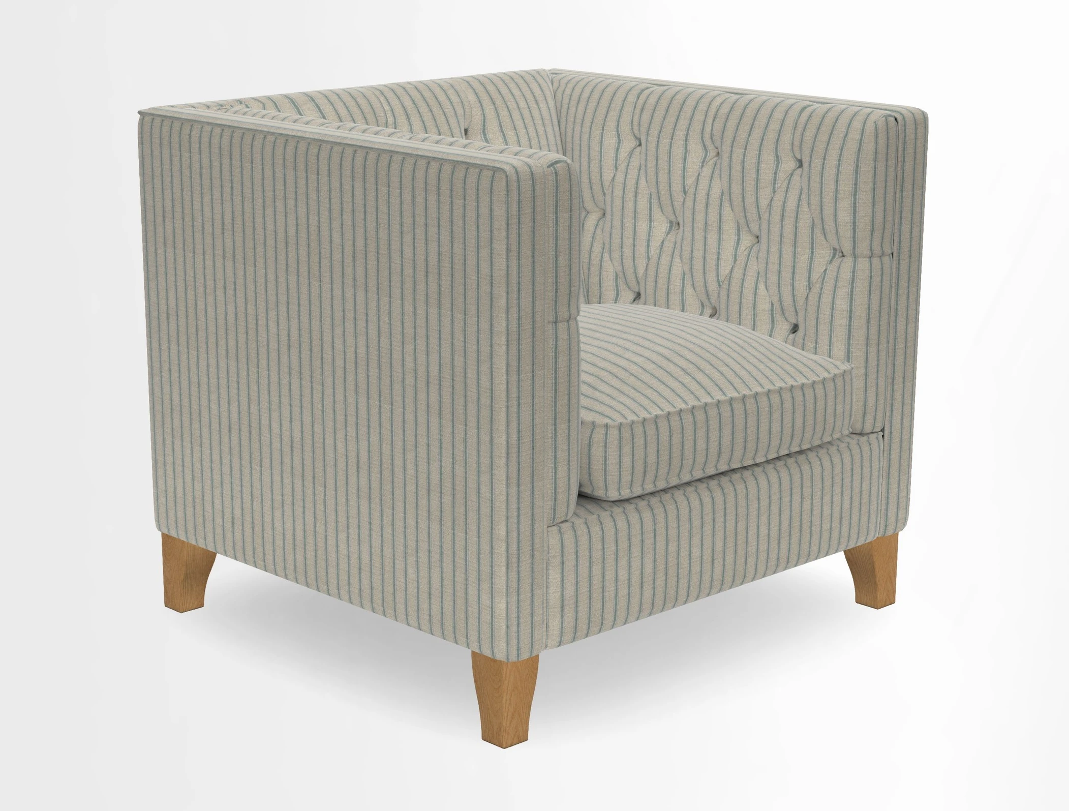 Haresfield Chair in Two Tone Plain Biscuit