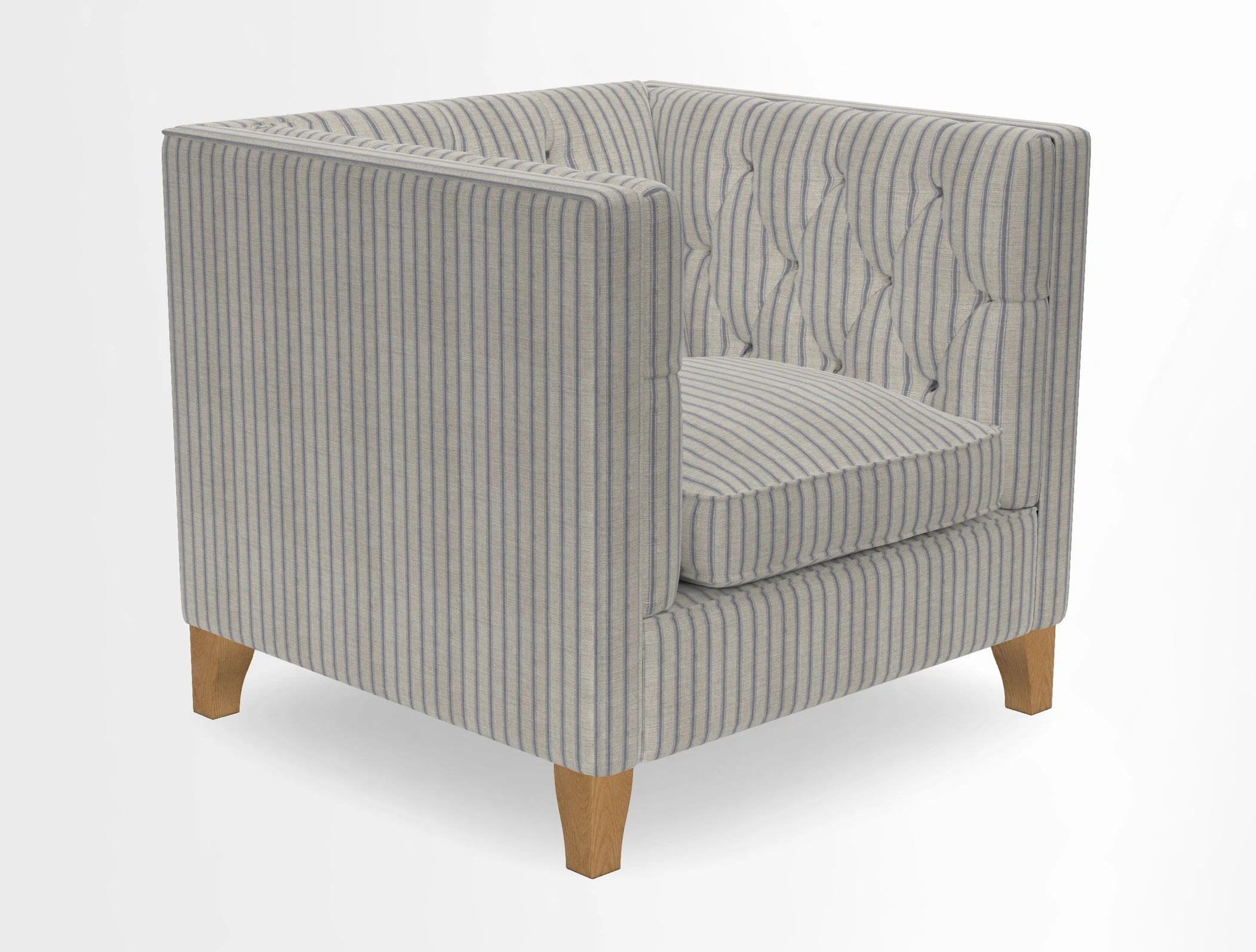 Haresfield Chair in Two Tone Plain Biscuit