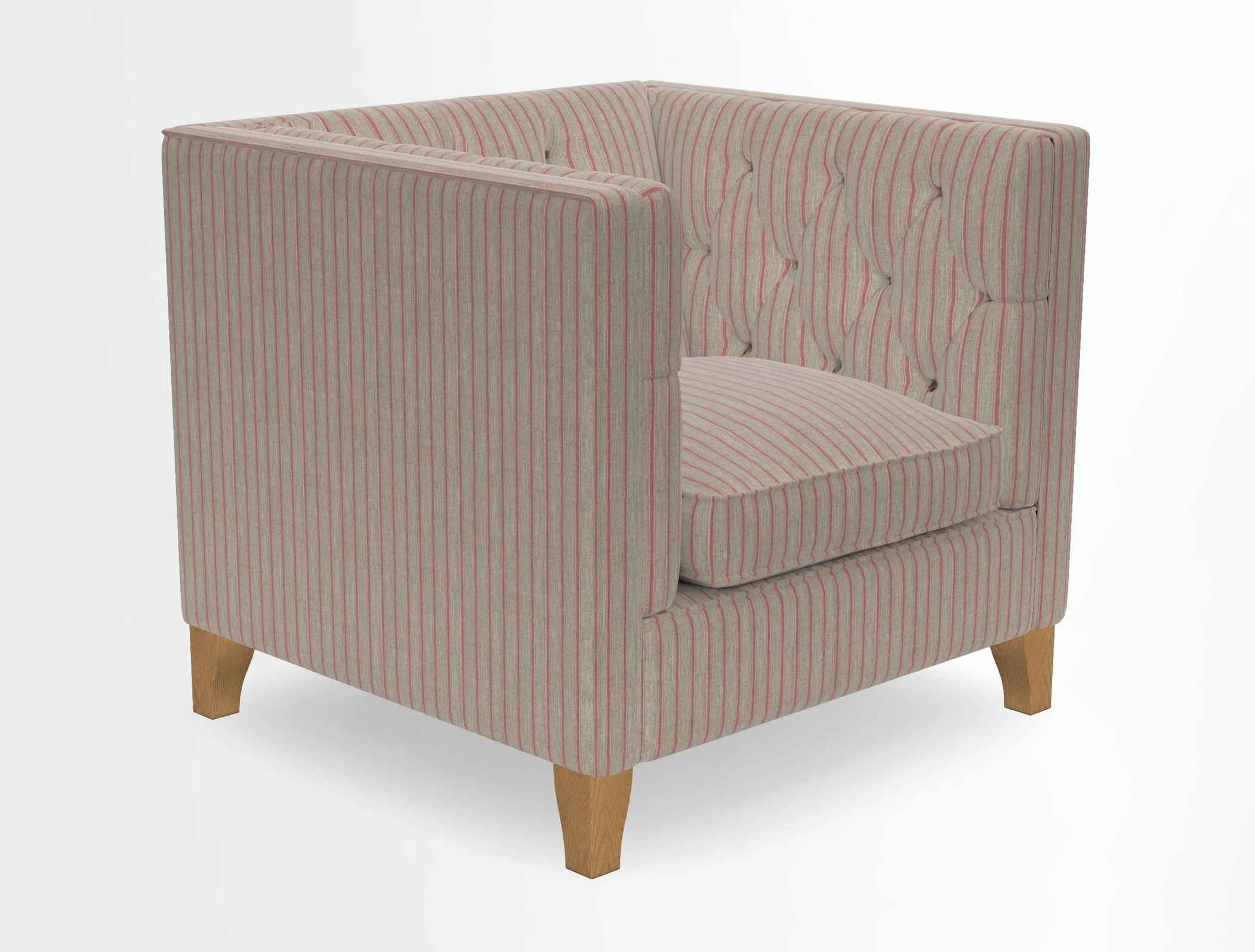 Haresfield Chair in Two Tone Plain Biscuit