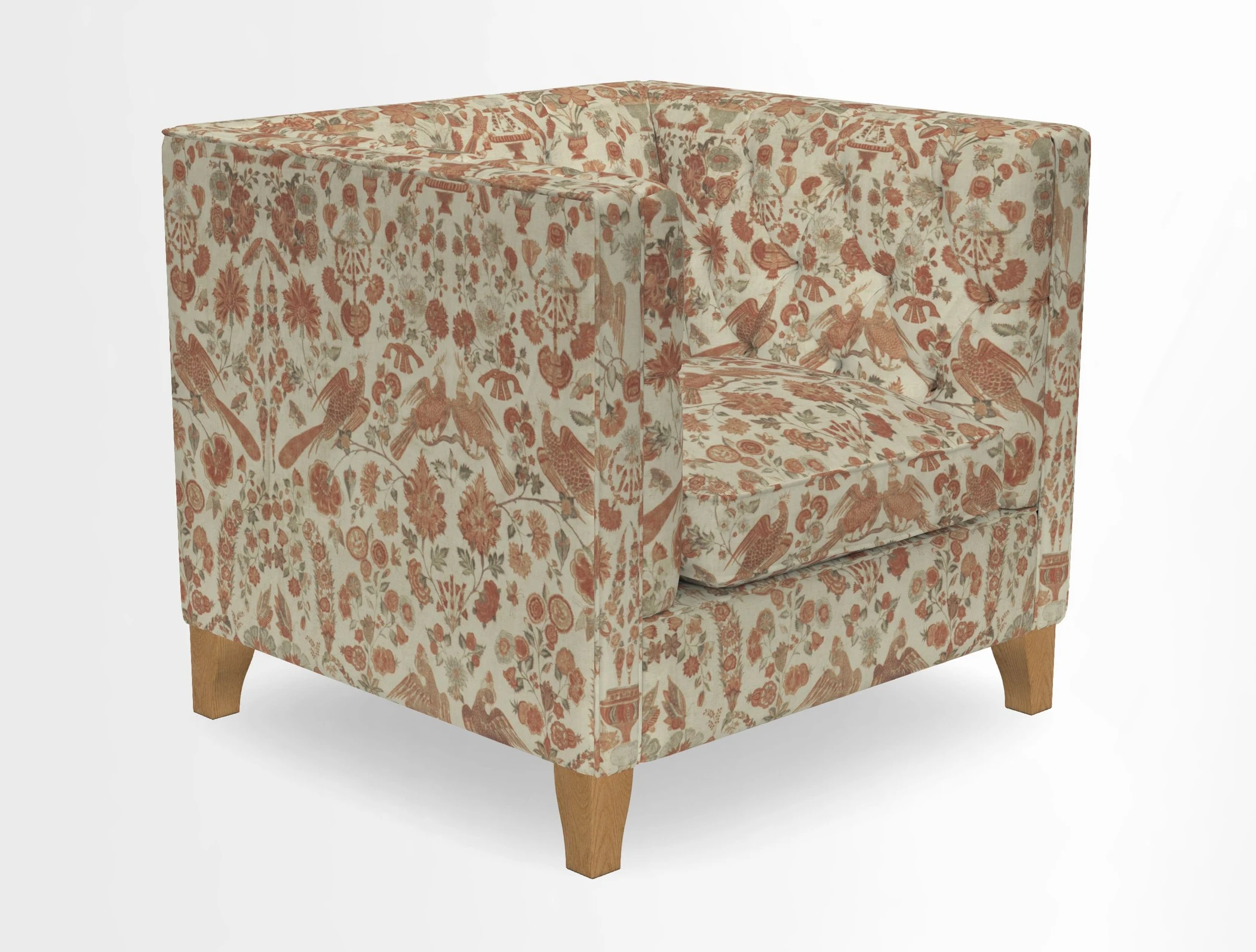 Haresfield Chair in Two Tone Plain Biscuit