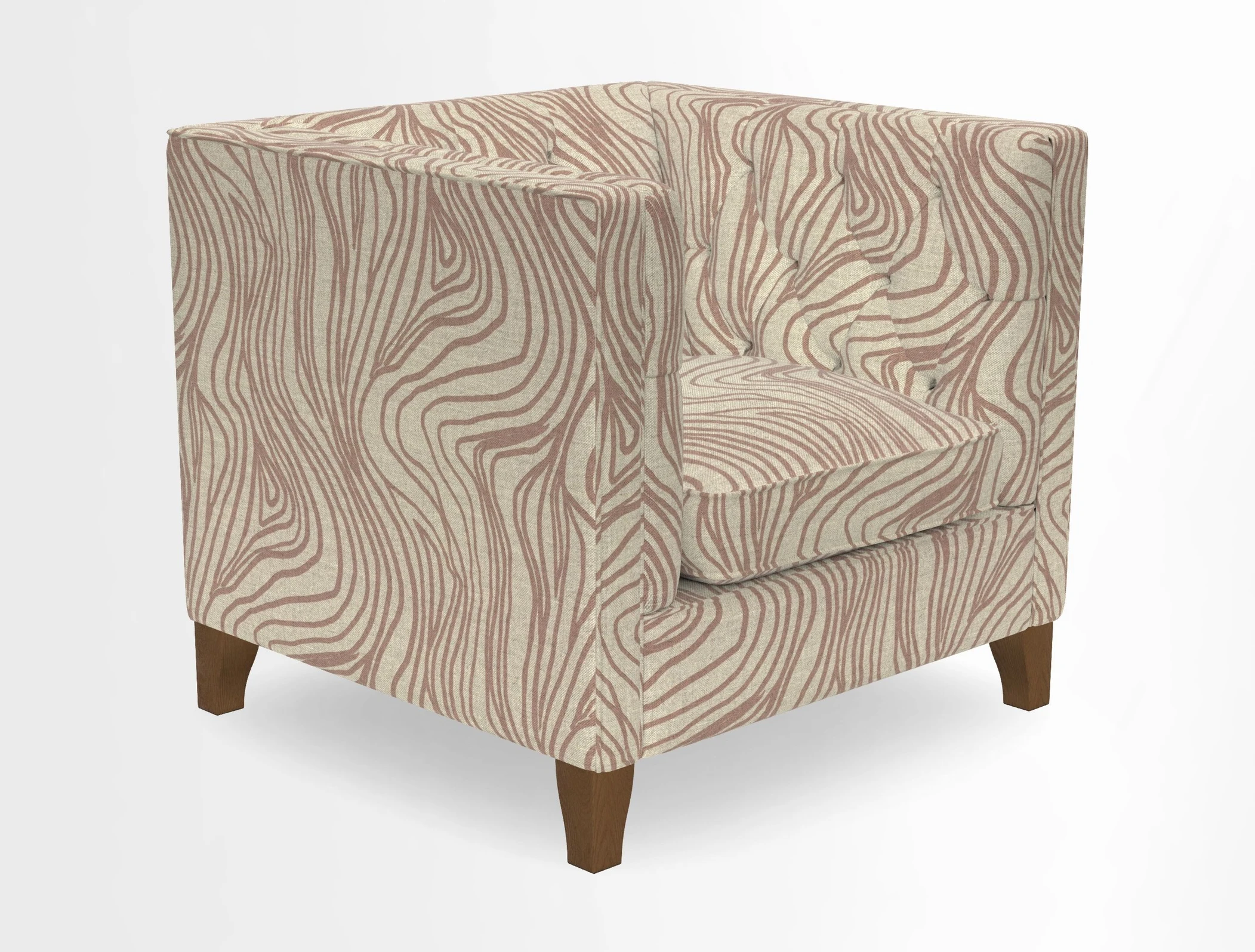 Haresfield Chair in Two Tone Plain Biscuit