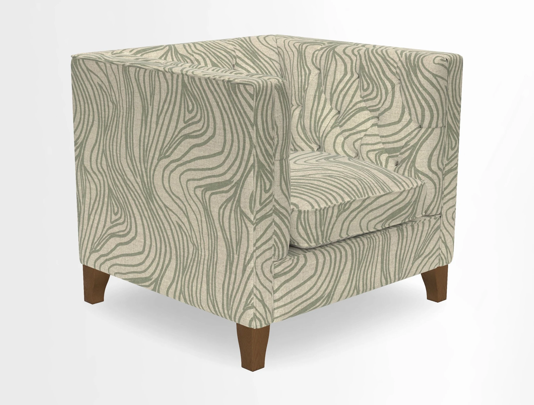 Haresfield Chair in Two Tone Plain Biscuit