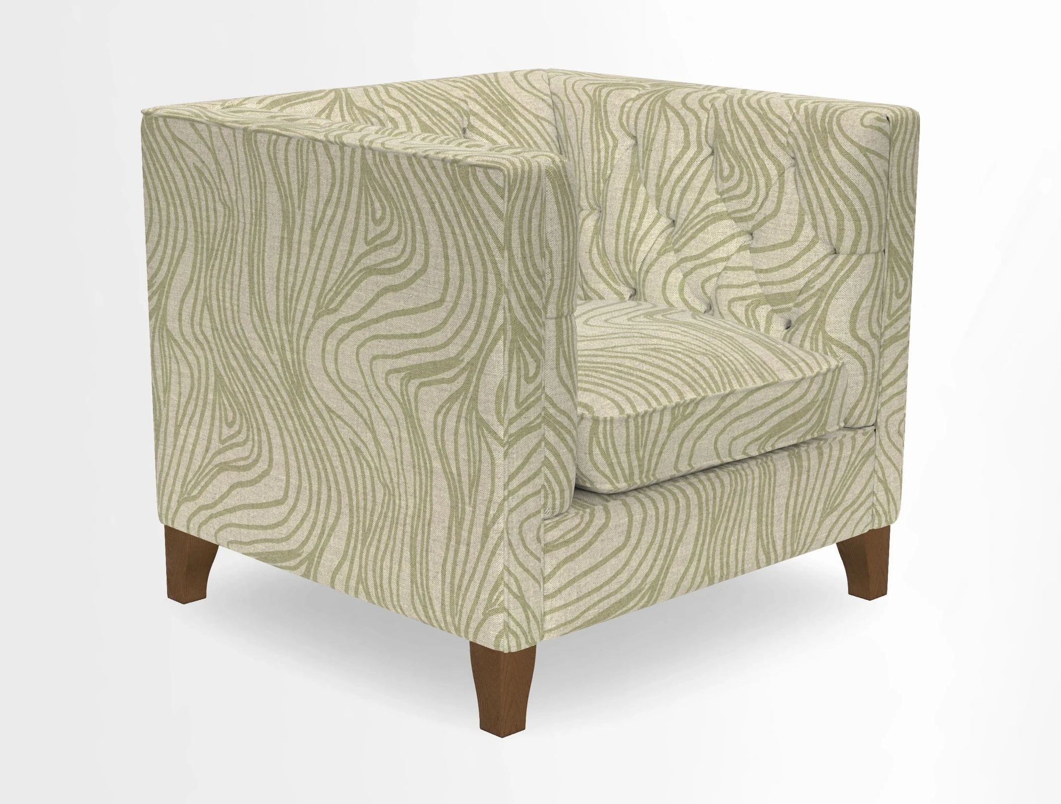 Haresfield Chair in Two Tone Plain Biscuit