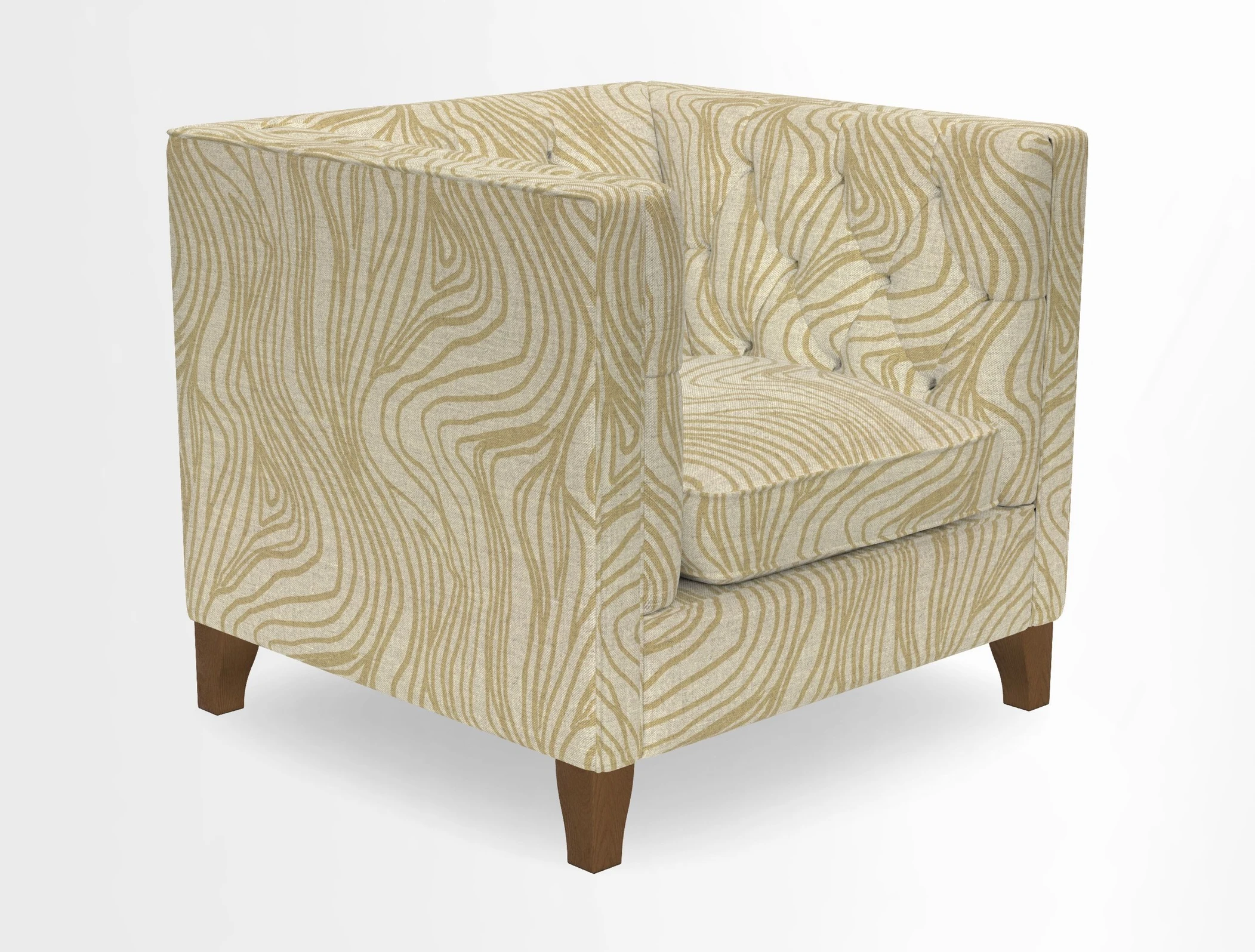 Haresfield Chair in Two Tone Plain Biscuit