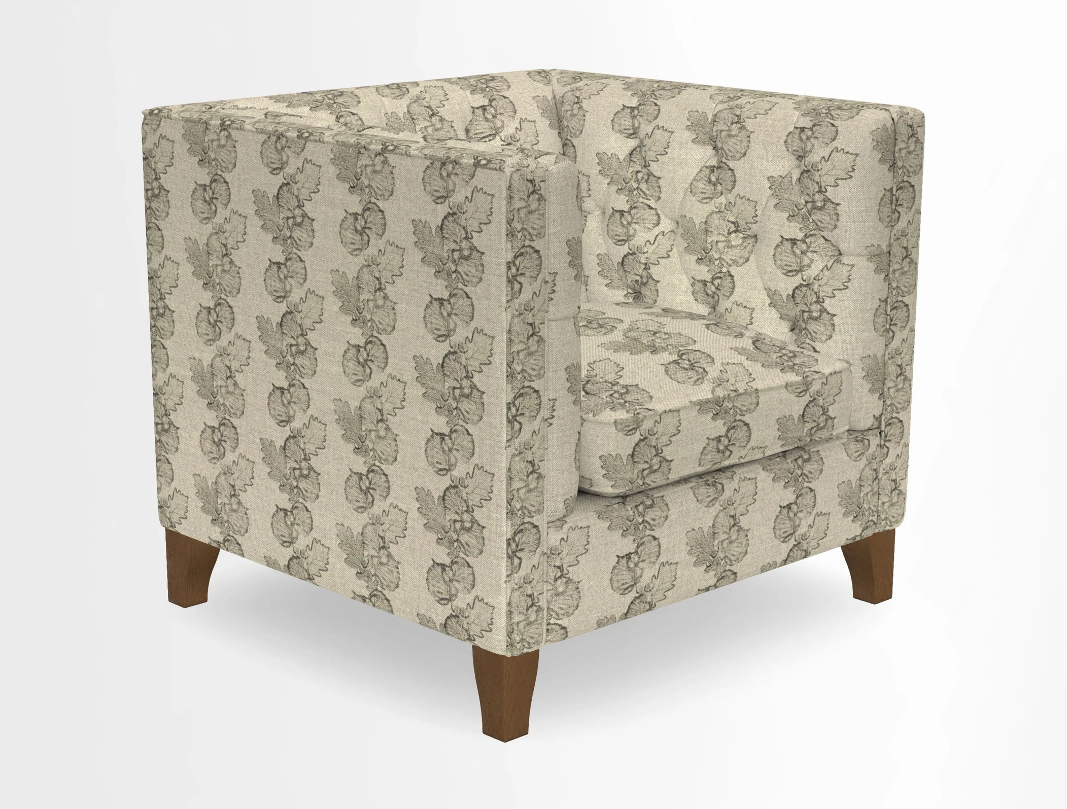 Haresfield Chair in Two Tone Plain Biscuit