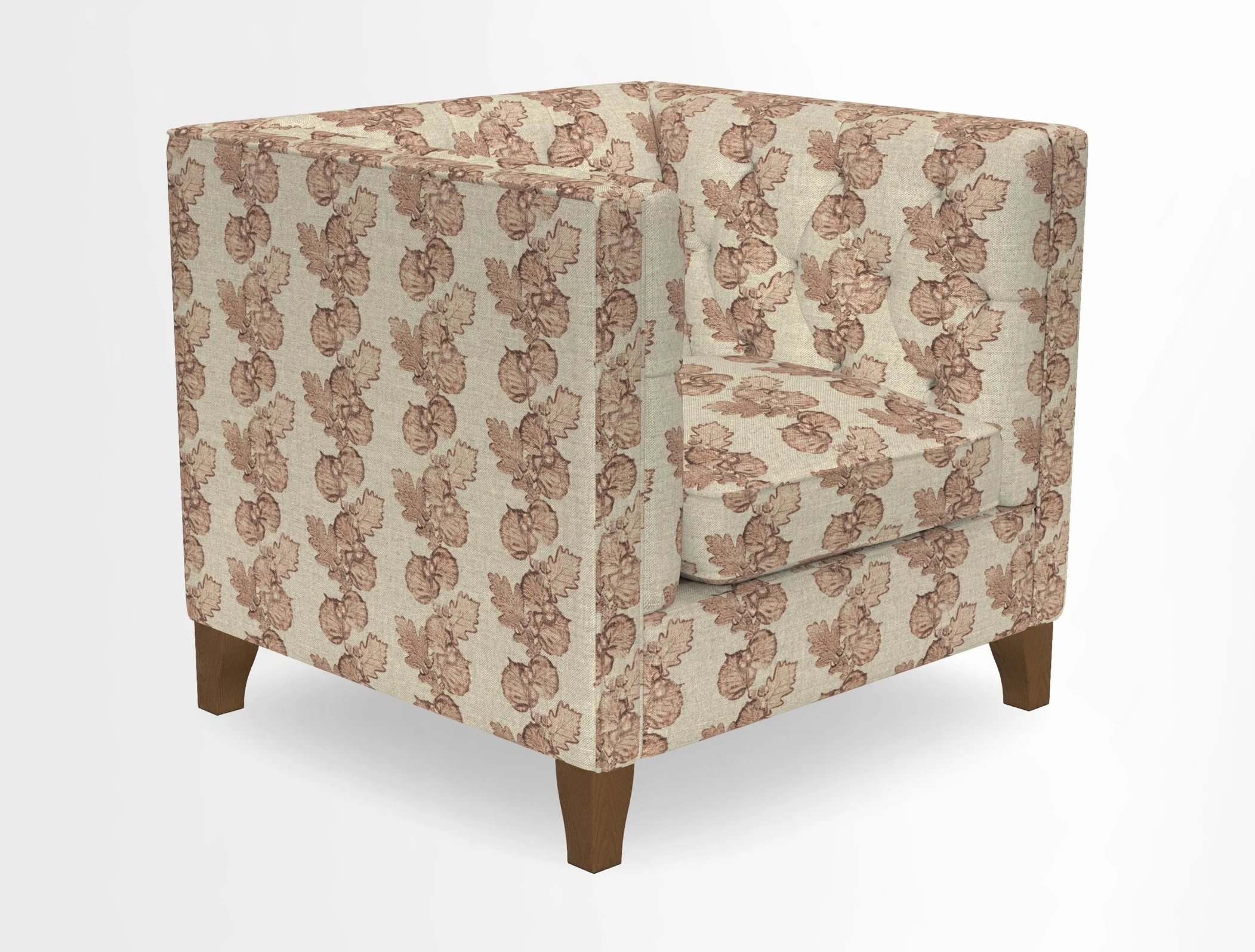 Haresfield Chair in Two Tone Plain Biscuit