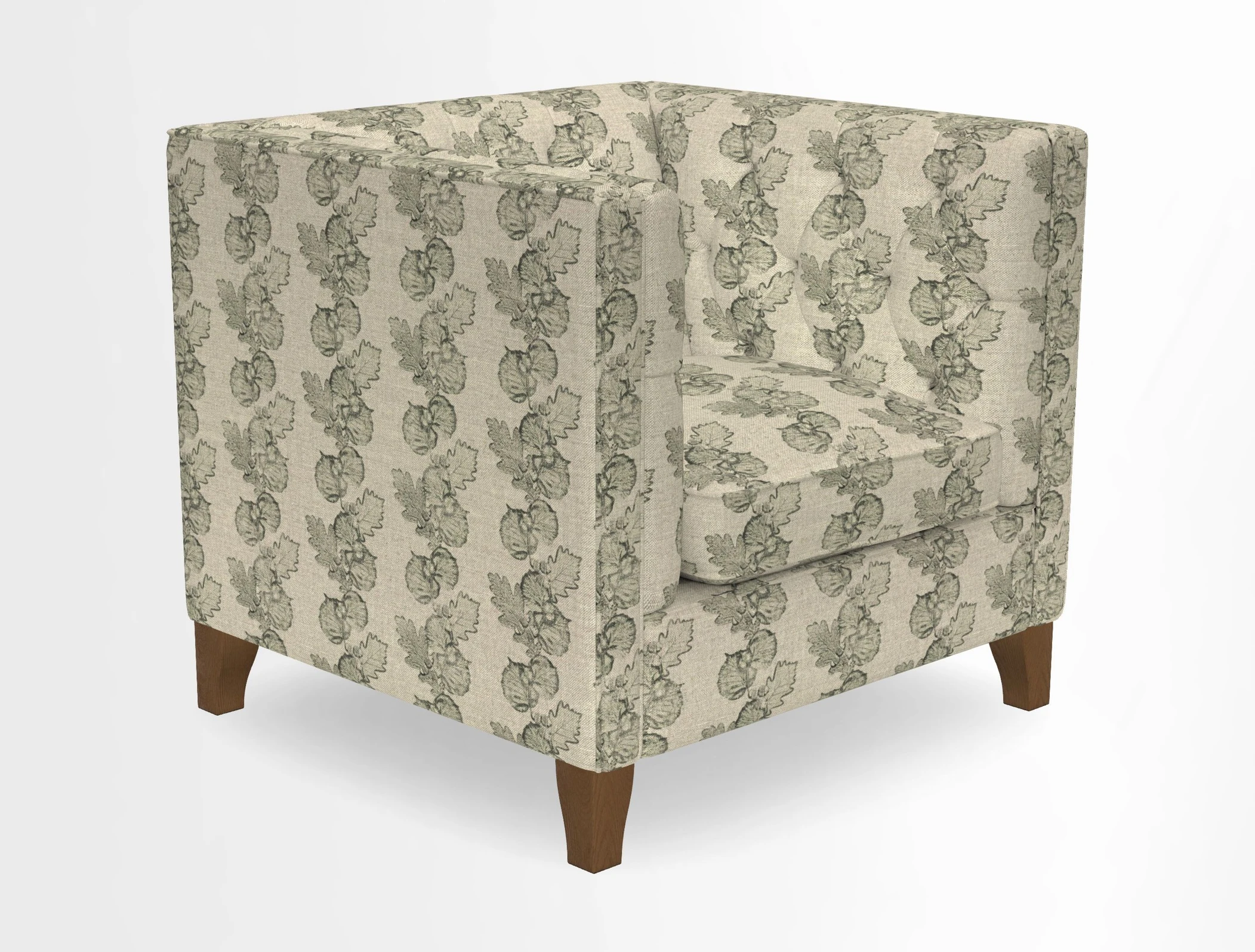 Haresfield Chair in Two Tone Plain Biscuit